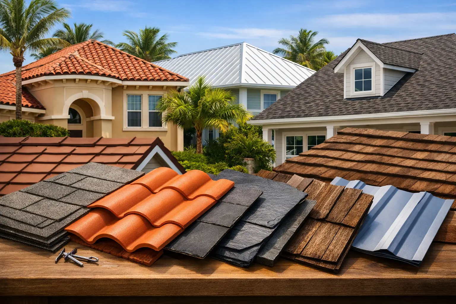 6 Types of Roofing for South Florida Homes: What Homeowners Should Know